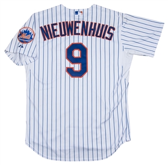 2015 Kirk Nieuwenhuis Game Used New York Mets Home Jersey Used on 7/12/2015 - 3 Home Run Game! (MLB Authenticated & Mets COA)